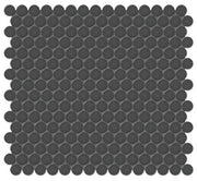 Anatolia Soho Penny Round 4501-0432-0 glossy retro black mosaic