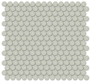 Anatolia Soho Penny Round 4501-0433-0 glossy soft sage mosaic
