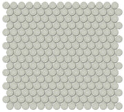 Anatolia Soho penny round 4501-0442-0 matte soft sage mosaic