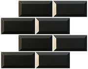 UBC Brushed Gun Metal 3 x 6 Beveled Subway