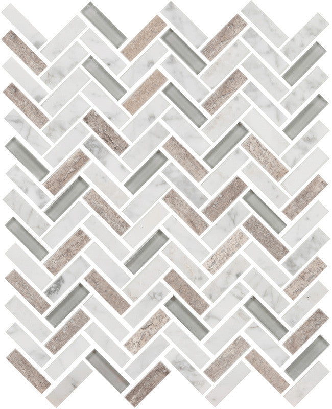 UBC Imagination Collection Whitetail Herringbone Tiles