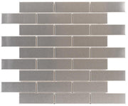 UBC Stainless Steel Tile Backsplash 1 x 4 Mosaic 411-017