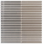 UBC Stainless Steel Tile Backsplash 5/8 x 6 Mosaic 411-013