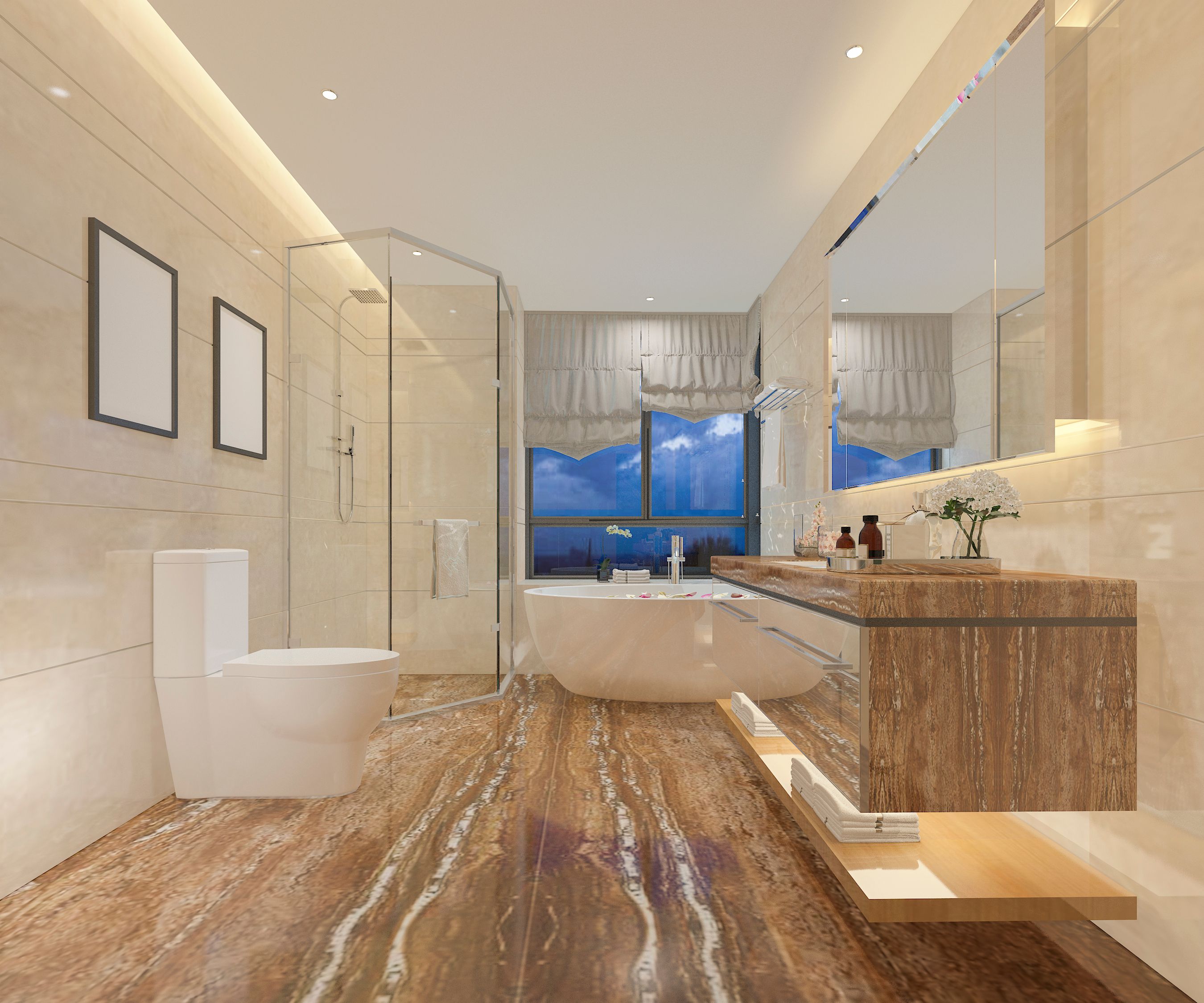 color range of ceramic wall tiles