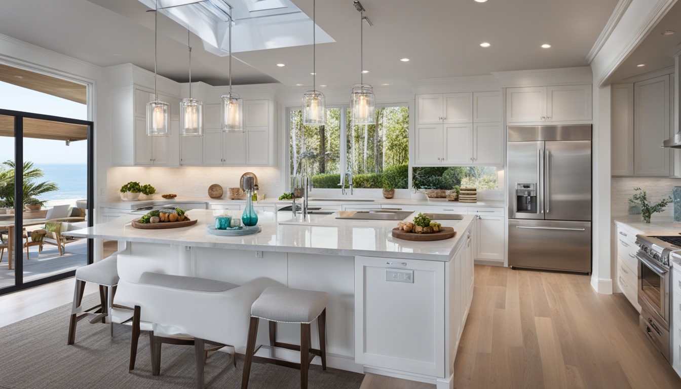 coastal kitchen open air concept
