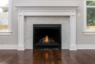 fireplace tile renovation
