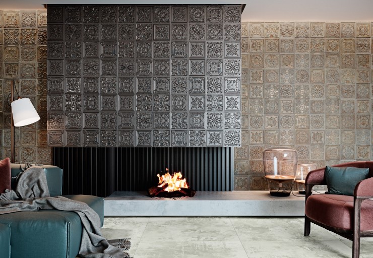 Fireplace tile ideas