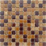 Glass and Stone backsplash tiles