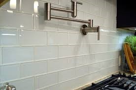 glass subway tile backsplash BELK Tile