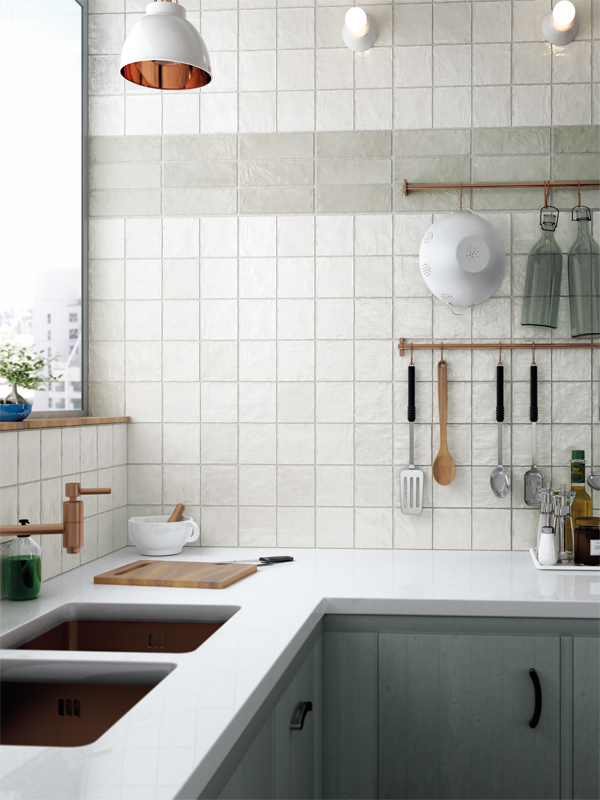 handmade looking kitchen backsplash tile ideas