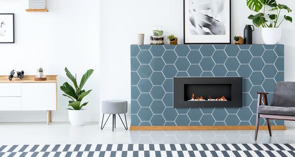 Hexagon Fireplace Tiles