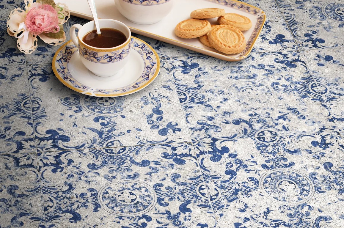pattern floor tiles