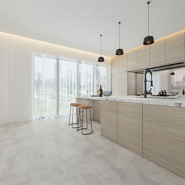 Porcelain Tile type of kitchen flooring