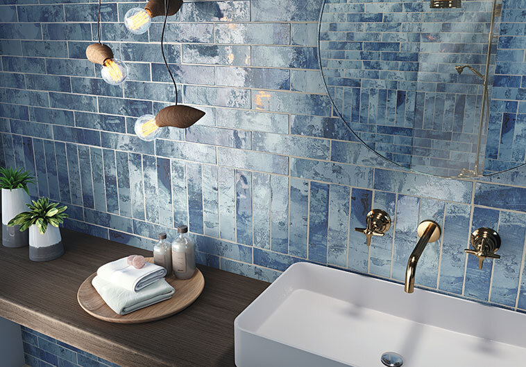 Brick Style or Subway style bathroom tiles