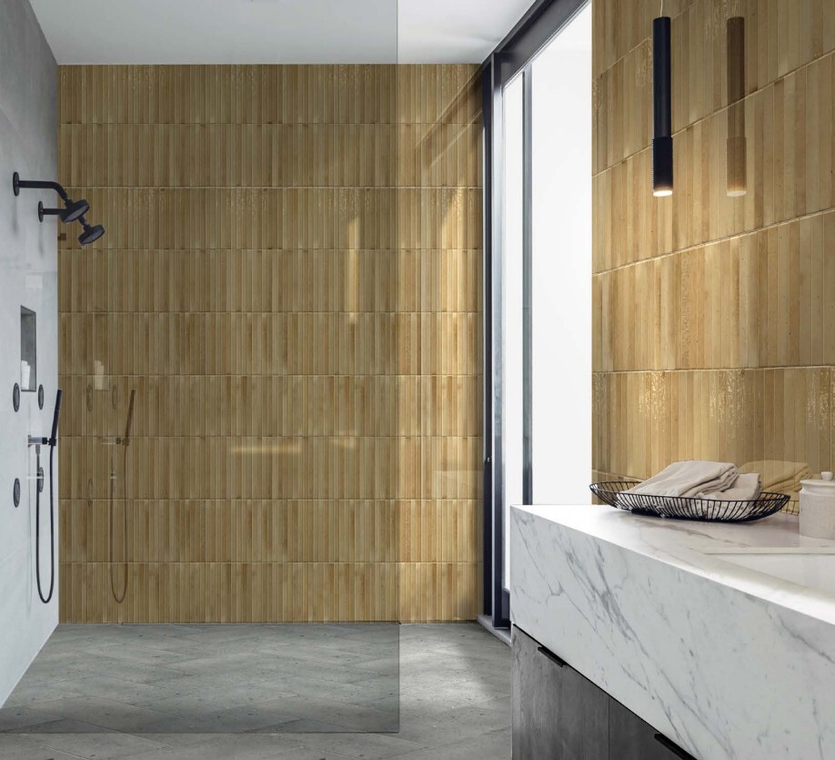Veritcal Subway Tile Design from BELK Tile Veritcal Subway Tile Design from BELK Tile